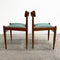 Set of 6 Parker Nordic Dining Chairs With Restored Blackwood Frames
