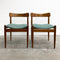 Set of 6 Parker Nordic Dining Chairs With Restored Blackwood Frames