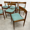 Set of 6 Parker Nordic Dining Chairs With Restored Blackwood Frames