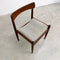 Set of 6 Parker Nordic Dining Chairs With Blackwood Frames