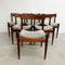 Set of 6 Parker Nordic Dining Chairs With Blackwood Frames