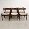 Set of 6 Parker Nordic Dining Chairs With Blackwood Frames