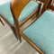 Set of 6 Parker Nordic Dining Chairs With Restored Blackwood Frames