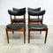 Set of Four Mid Century Parker Matchstick Dining Chairs