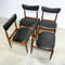 Set of Four Mid Century Parker Matchstick Dining Chairs