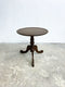 Small 1920s Round Cedar Wine Side Table