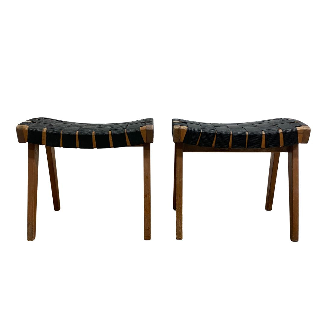 Snelling Footstool Woven Strapping