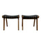 Snelling Footstool Woven Strapping