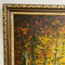 Very Large Mid Century Autumn Landscape Painting