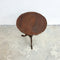 Vintage Mahogany Tri Foot Table With Piecrust Edge