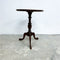 Vintage Mahogany Tri Foot Table With Piecrust Edge