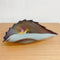 Vintage Murano Art Glass Shell Shape Bowl
