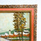 Vintage Oil On Canvas European Country Landscape Painting