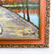 Vintage Oil On Canvas European Country Landscape Painting