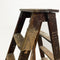 Vintage Rustic Industrial A Frame Library Ladder