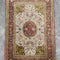 Vintage Silk Hand Knotted Isfahan Rug