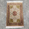 Vintage Silk Hand Knotted Isfahan Rug