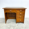 Vintage Tasmanian Blackwood Desk With Leather Top