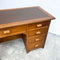 Vintage Tasmanian Blackwood Desk With Leather Top