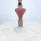 Vintage 1960s Murano Art Glass Pink Table Lamp