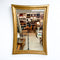Vintage Gold Gilt Curved Framed Mirror