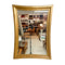 Vintage Gold Gilt Curved Framed Mirror