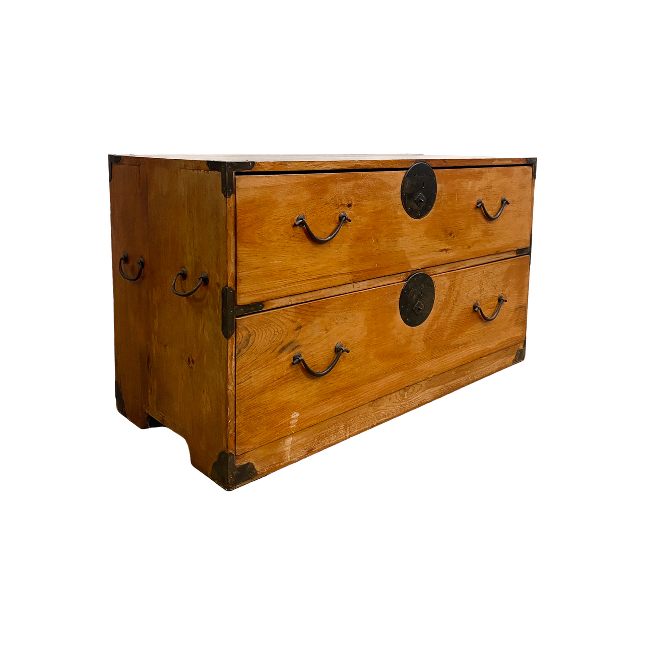Vintage Japanese Tansu Chest Of Drawers