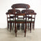 Suite Of Six Cedar Antique Dining Chairs