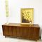 Restored 1970’s Blackbean Timber Veneer Retro Sideboard Buffet