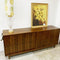 Restored 1970’s Blackbean Timber Veneer Retro Sideboard Buffet