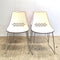 Set 4 1990's Modernist Italian Calligaris ‘JAM’ Chairs Red & Orange