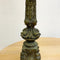 Pair Mid Century 1960's Green Ornate Dolphin Table Lamps