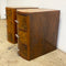 Pair Art Deco Walnut Veneer Bedside Cabinets