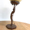 Original Art Deco 'Diana' Nude Lady Table Lamp W/ Ball Light shade