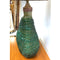 Superb 1950's Green Murano Art Glass Table Lamp Base w/Shade