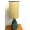 Superb 1950's Green Murano Art Glass Table Lamp Base w/Shade