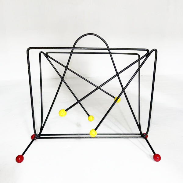 ‘Atomic’ Mid Century Magazine Rack
