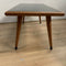 Mid Century Australian Black Vitrolite Glass Top Coffee Table