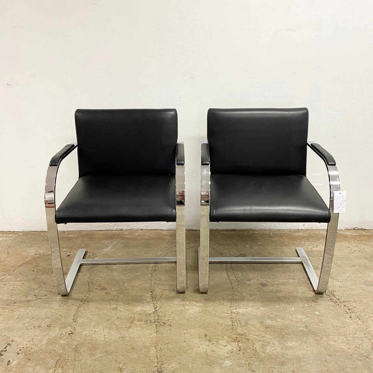 BRNO Chair by Mies Van Der Rohe New Leather Upholstery Priced Each