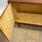 Restored Compact Mid Century Teak Burgess Cats Eye Sideboard