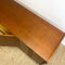 Restored Compact Mid Century Teak Burgess Cats Eye Sideboard
