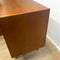 Restored Compact Mid Century Teak Burgess Cats Eye Sideboard