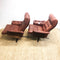 Mid Century Danish Leather Arm Chairs By Ebbe Gehl & Sren Nissen
