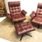 Mid Century Danish Leather Arm Chairs By Ebbe Gehl & Sren Nissen