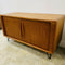 Mid Century 1960's Danish Teak Pin Leg sideboard By Dyrlund