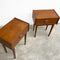 Restored Parker Teak Pair of Bedside Tables