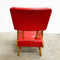 Original 1950's Mid Century Armchair & Footstool