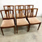 Suite of Six Slat Back Mid Century Dining Chairs By Catt Furniture