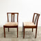 Suite of Six Slat Back Mid Century Dining Chairs By Catt Furniture