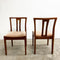 Suite of Six Slat Back Mid Century Dining Chairs By Catt Furniture